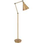Alloy Floor Lamp - Warm Brass