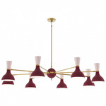 Clare Chandelier - Modern Brass / Sugar Plum / Rose Water