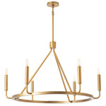Mavisten Edition Carbonia Chandelier - Lacquered Burnished Brass