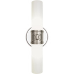 Chase Wall Sconce - Dark Antique Nickel / Cased White