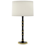 Kane Table Lamp - Modern Brass / Obsidian / Ascot