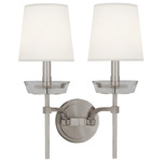 Cristallo Wall Sconce - Polished Nickel / Clear