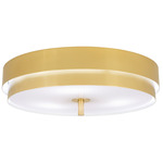 Elliott Ceiling Flush Light - Modern Brass