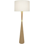 Hatteras Floor Lamp - Modern Brass / Natural Rope / Fondine