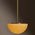 Pearl Pendant - Brass / Cased Fume