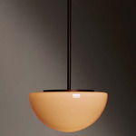 Pearl Pendant - Oil Rubbed Bronze / Cased Peach