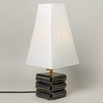 Gio Table Lamp - Graphite / Grid