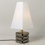 Gio Table Lamp - Obsidian / Grid