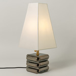 Gio Table Lamp - Obsidian / Lantern White