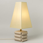 Gio Table Lamp - Sand / Faint Green Parchment