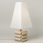 Gio Table Lamp - Sand / Grid
