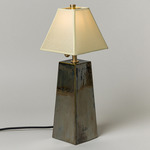 Osen Tall Table Lamp - Obsidian / Faint Green Parchment