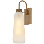 Gulliver Wall Sconce - Patina Brass / Etched Glass