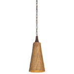 Kenzo Mini Pendant - Bronze Leaf / Natural