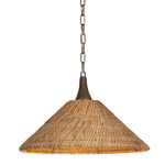 Kenzo Pendant - Bronze Leaf / Natural