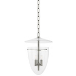 Tully Pendant - Vintage Pewter / Clear