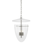 Tully Pendant - Vintage Pewter / Clear