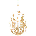 Delmore Chandelier - Vintage Gold Leaf