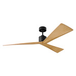 Adler Ceiling Fan - Midnight Black / Natural Honey / Natural Honey