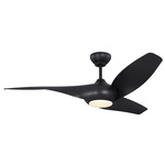Topan Smart Ceiling Fan - Midnight Black / Midnight Black / Midnight Black