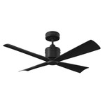 Launceton Ceiling Fan - Midnight Black / Midnight Black