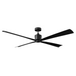 Launceton Ceiling Fan - Midnight Black / Midnight Black