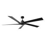 Aspen Coastal Ceiling Fan - Midnight Black / Midnight Black