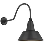 Academy Outdoor Flynn Bowers Shade Wall Light - Matte Black