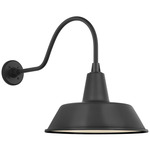 Academy Outdoor Flynn Bowers Shade Wall Light - Matte Black