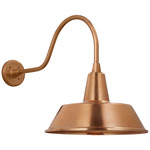Academy Outdoor Flynn Bowers Shade Wall Light - Soft Copper