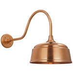 Academy Outdoor Flynn Rockhouse Shade Wall Light - Soft Copper