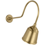Academy Outdoor Angled Flynn Sm Rockhouse Shade Wall Light - Hand-Rubbed Antique Brass