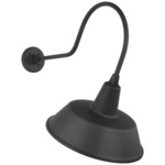 Academy Outdoor Angled Flynn Bowers Shade Wall Light - Matte Black