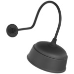 Academy Outdoor Angled Flynn Rockhouse Shade Wall Light - Matte Black