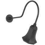 Academy Outdoor Angled Flynn Savannah Shade Wall Light - Matte Black