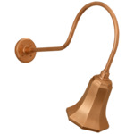 Academy Outdoor Angled Flynn Savannah Shade Wall Light - Soft Copper