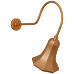 Academy Outdoor Angled Flynn Savannah Shade Wall Light - Soft Copper