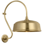 Academy Outdoor Larrabee Rockhouse Shade Wall Light - Hand-Rubbed Antique Brass