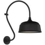 Academy Outdoor Larrabee Rockhouse Shade Wall Light - Matte Black