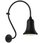 Academy Outdoor Larrabee Savannah Shade Wall Light - Matte Black