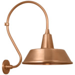 Academy Outdoor Larrabee Bowers Shade Wall Light - Soft Copper
