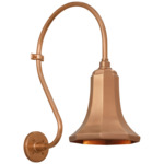 Academy Outdoor Larrabee Savannah Shade Wall Light - Soft Copper
