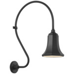 Academy Outdoor Larrabee 27in Savannah Shade Wall Light - Matte Black
