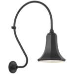 Academy Outdoor Larrabee 27in Savannah Shade Wall Light - Matte Black
