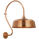 Academy Outdoor Larrabee 27in Rockhouse Shade Wall Light - Soft Copper