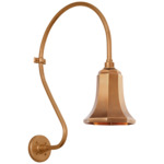 Academy Outdoor Larrabee 27in Savannah Shade Wall Light - Soft Copper