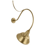 Academy Outdoor Anchored Larrabee Bowers Shade Wall Light - Hand-Rubbed Antique Brass