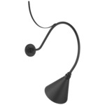 Academy Outdoor Anchor Larrabee Savannah Conical Wall Light - Matte Black