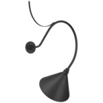Academy Outdoor Anchor Larrabee Savannah Conical Wall Light - Matte Black