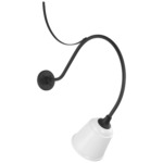 Academy Outdoor Anchor Larrabee Small Rockhouse Wall Light - Matte Black / White